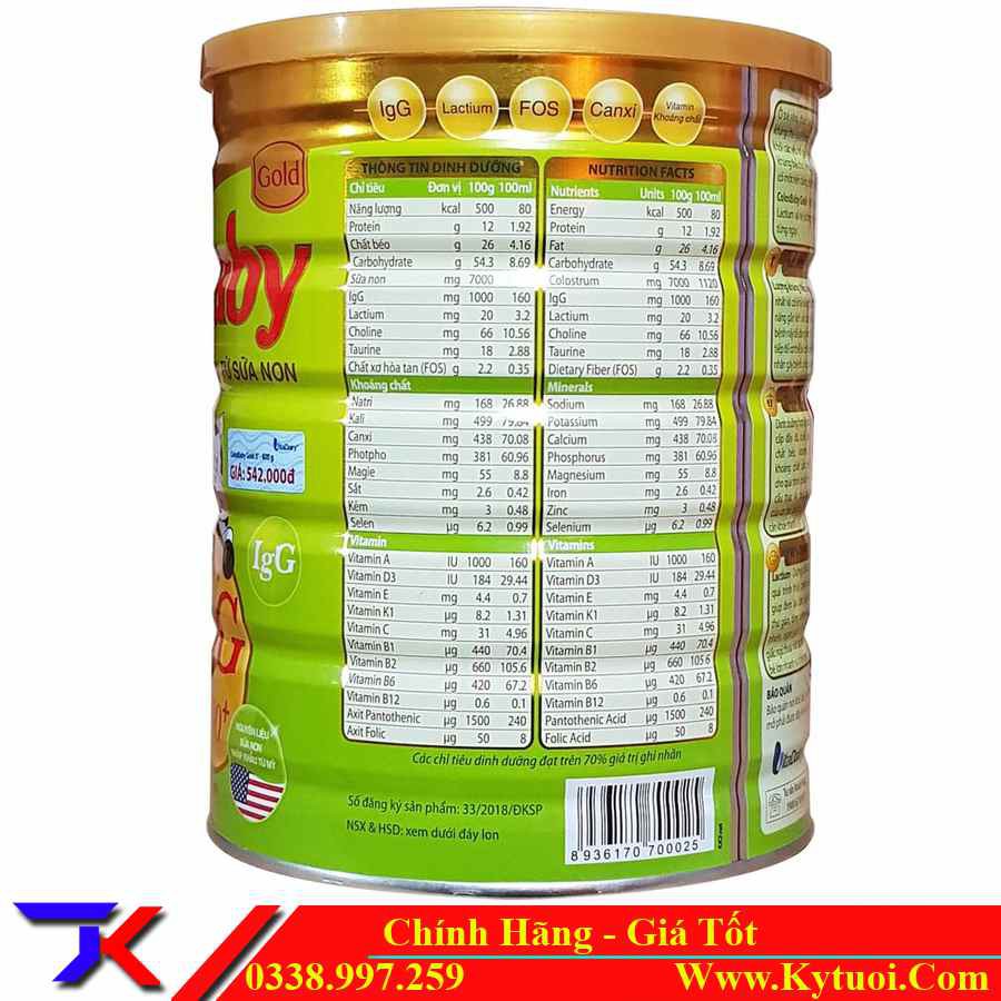 Sữa Colosbaby Số 0+ Hộp 400g Và 800g