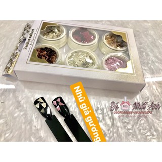Nhũ gương ẩn móng, trang trí nail
