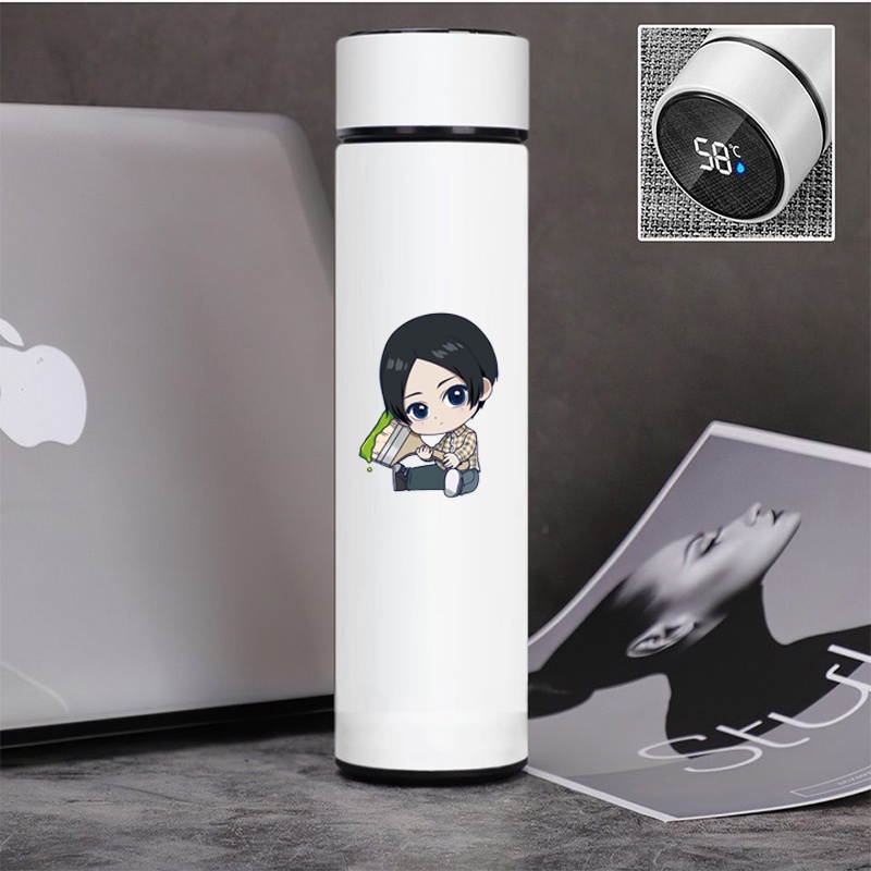 Bình giữ nhiệt đựng nước in hình BLUE PERIOD tiện lợi xinh xắn anime chibi