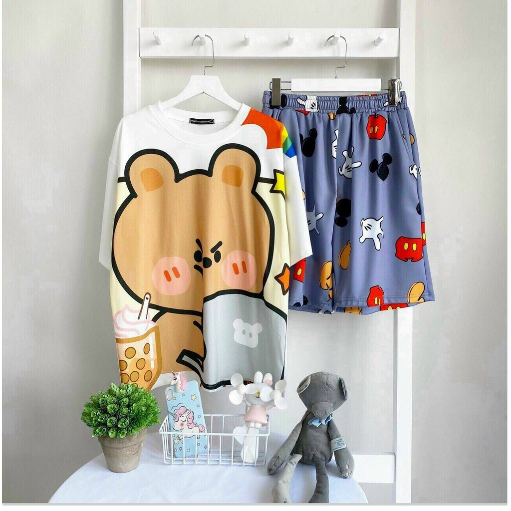 SET THUN NỮ COTTON,THIẾT KẾ HỌA TIẾT SIÊU XINH,MÀU SẮC SINH ĐỘNG THỜI TRANG MỚI KME
