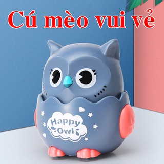 Đồ chơi chạy cót vui nhộn, thú vị chim cú mèo đáng yêu dễ thương, nhựa an toàn