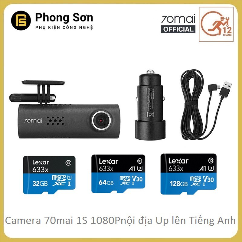 Camera Hành Trình cho Ô tô Xiaomi 70mai Dash Cam Full HD 1080P (BH 12 Tháng)