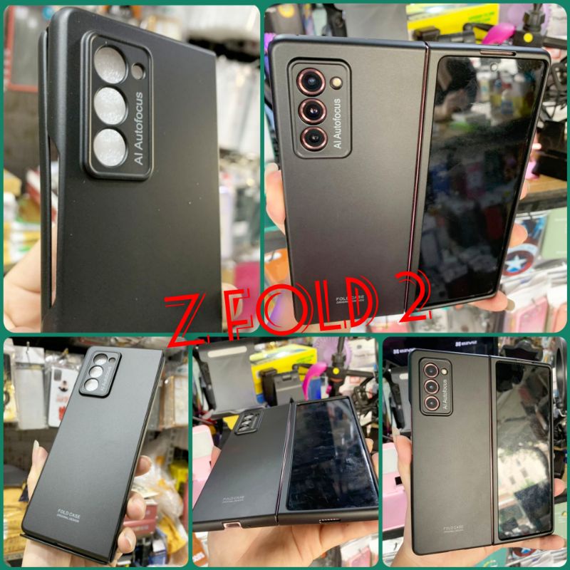 Ốp lưng Samsung galaxy Z fold 2 / Zfold 2 cứng đen ôm máy hàng công ty bảo vệ camera