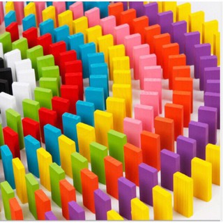 [Mã TOYDEC hoàn 20K xu đơn 50K] Đồ chơi domino màu 120 chi tiết cho bé