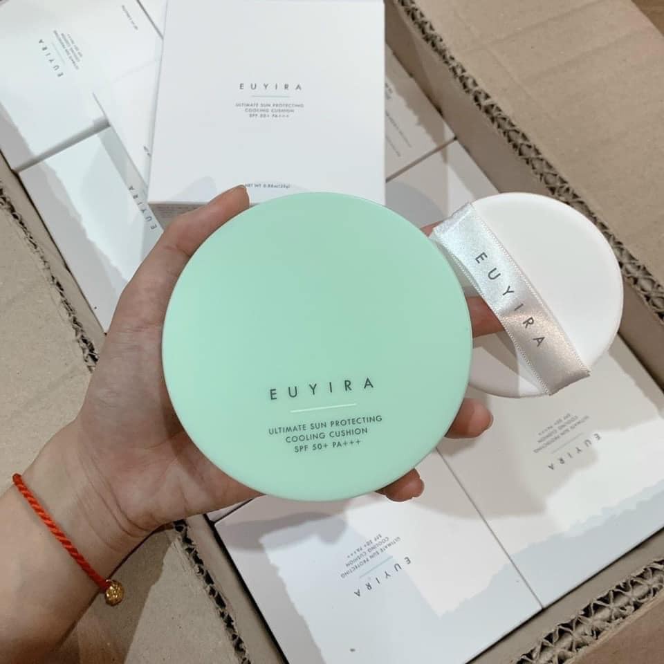 Cushion chống nắng mát lạnh Euriya Uptimate Sun Protecting Cooling SPF50+ PA+++ - Hàn Quốc | BigBuy360 - bigbuy360.vn
