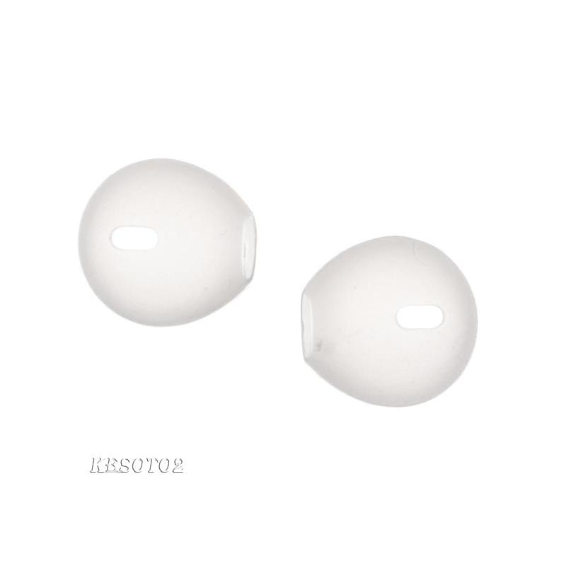 1 cặp nút tai nghe nhét tai bằng silicon mềm màu đen