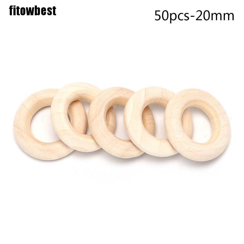 1 Túi Hạt Gỗ Tròn Tự Nhiên Dùng Làm Trang Sức DIY