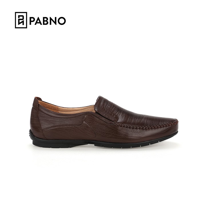 [MUA 1 ĐƯỢC 2] Giày lười nam, giày mọi nam da sần thời trang siêu êm chân PABNO -BH 12 Tháng- PN138- Tặng Cà Vạt