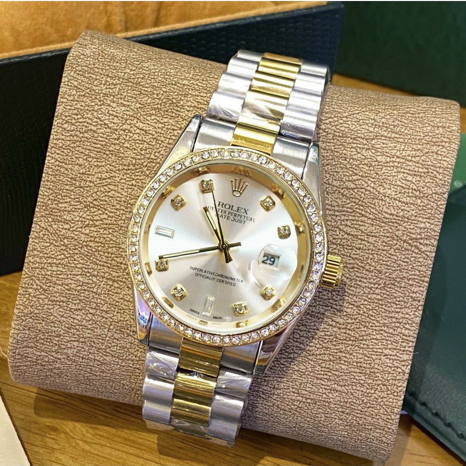 Đồng hồ nam Rolex - 99 viên đá viền hàng cao cấp, mạ màu không gỉ dành cho quý ông- Nhat Nam watches