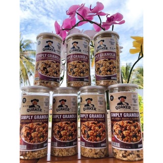 NGŨ CỐC GRANOLA ÔNG GIÀ QUAKER SIMPLY GRANOLA 500gr- Ngũ cốc ăn kiêng Mỹ, ăn liền thơm ngon, mix loại hạt và mật