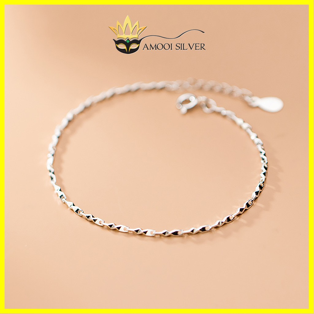 Lắc tay bạc S925 xích basic - Amooi Silver AT106