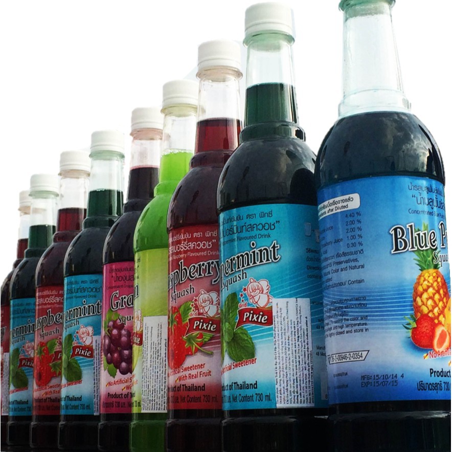 Siro / Syrup Thái PIXIE  730ml
