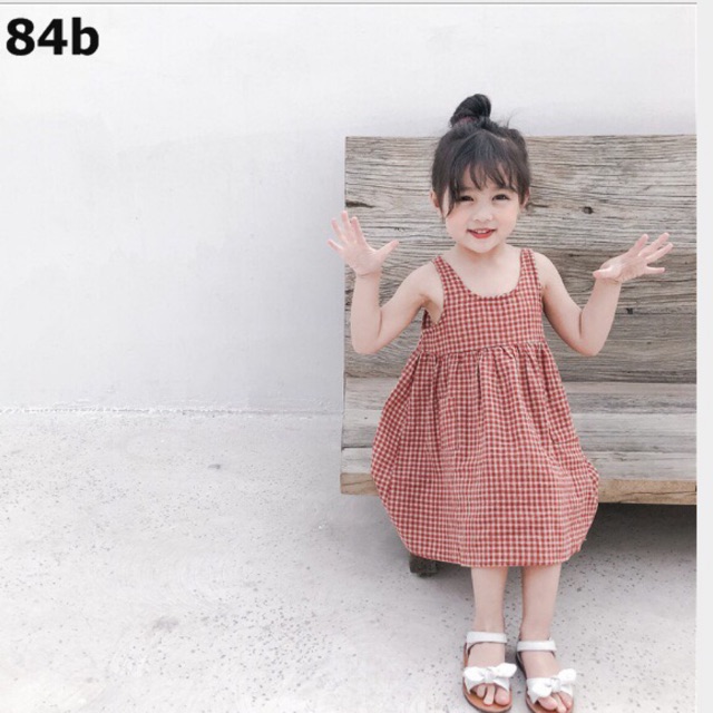 Váy xuất hàn bé gái