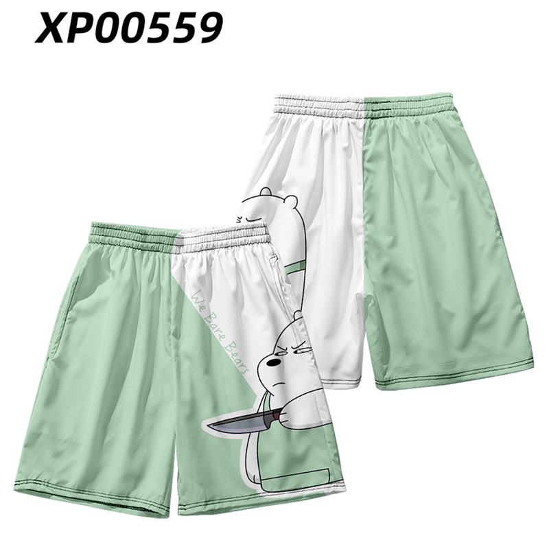 Áo Thun Tay Ngắn In Hình Gấu Hoạt Hình Dễ Thương