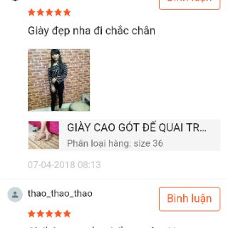 GIÀY CAO GÓT ĐẾ QUAI TRONG 7P VÀ 9P
