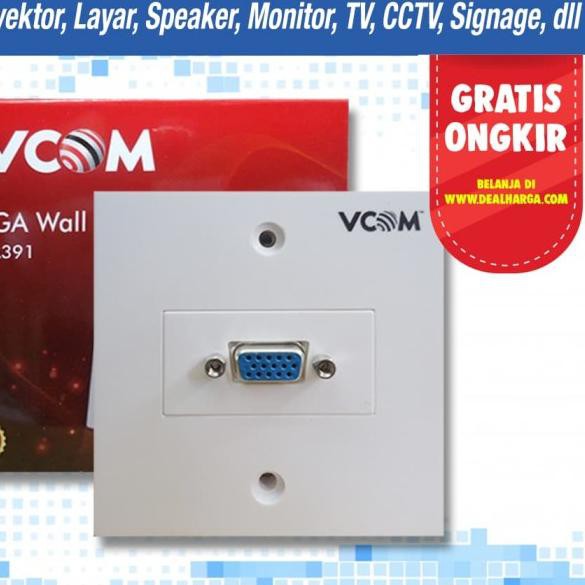 Ổ Cắm Gắn Tường Vcom Vga Chất Lượng Cao