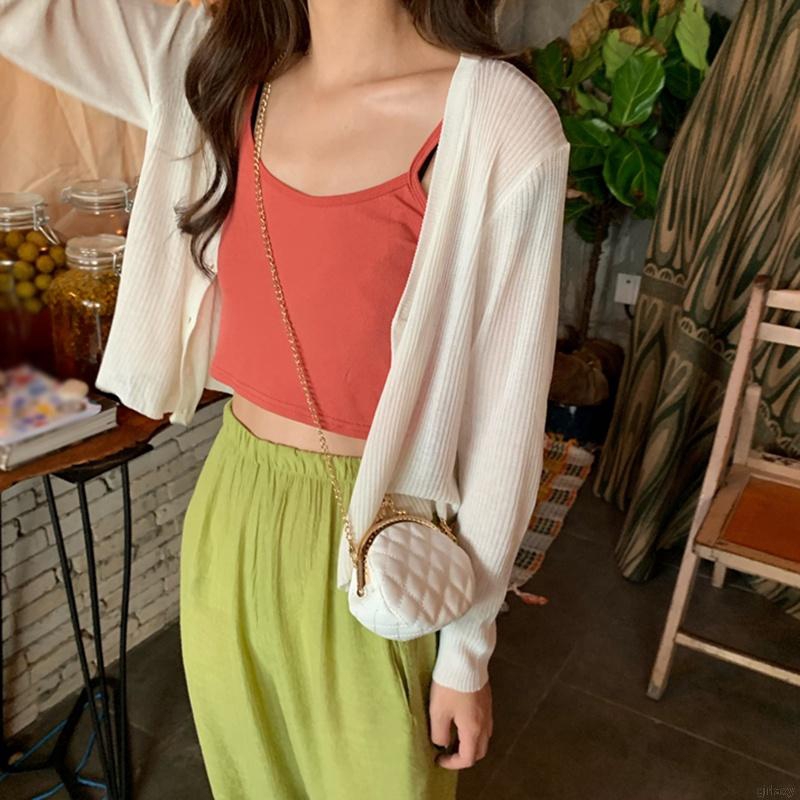 Áo khoác len cardigan dáng rộng cổ V dài tay thời trang Hàn Quốc | BigBuy360 - bigbuy360.vn