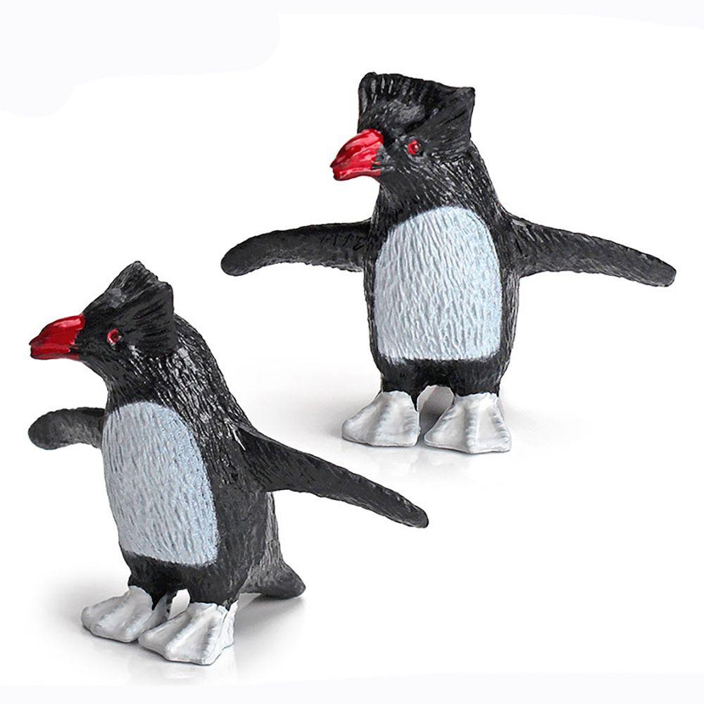 MYRONGVN 11PCS Penguin Models Realistic Kids Cognition Micro Landscape Ice House