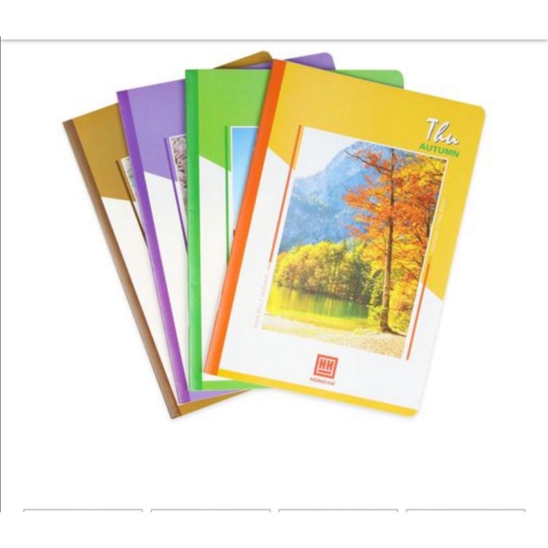 Vở kẻ ngang 72 trang Pupil Bốn Mùa