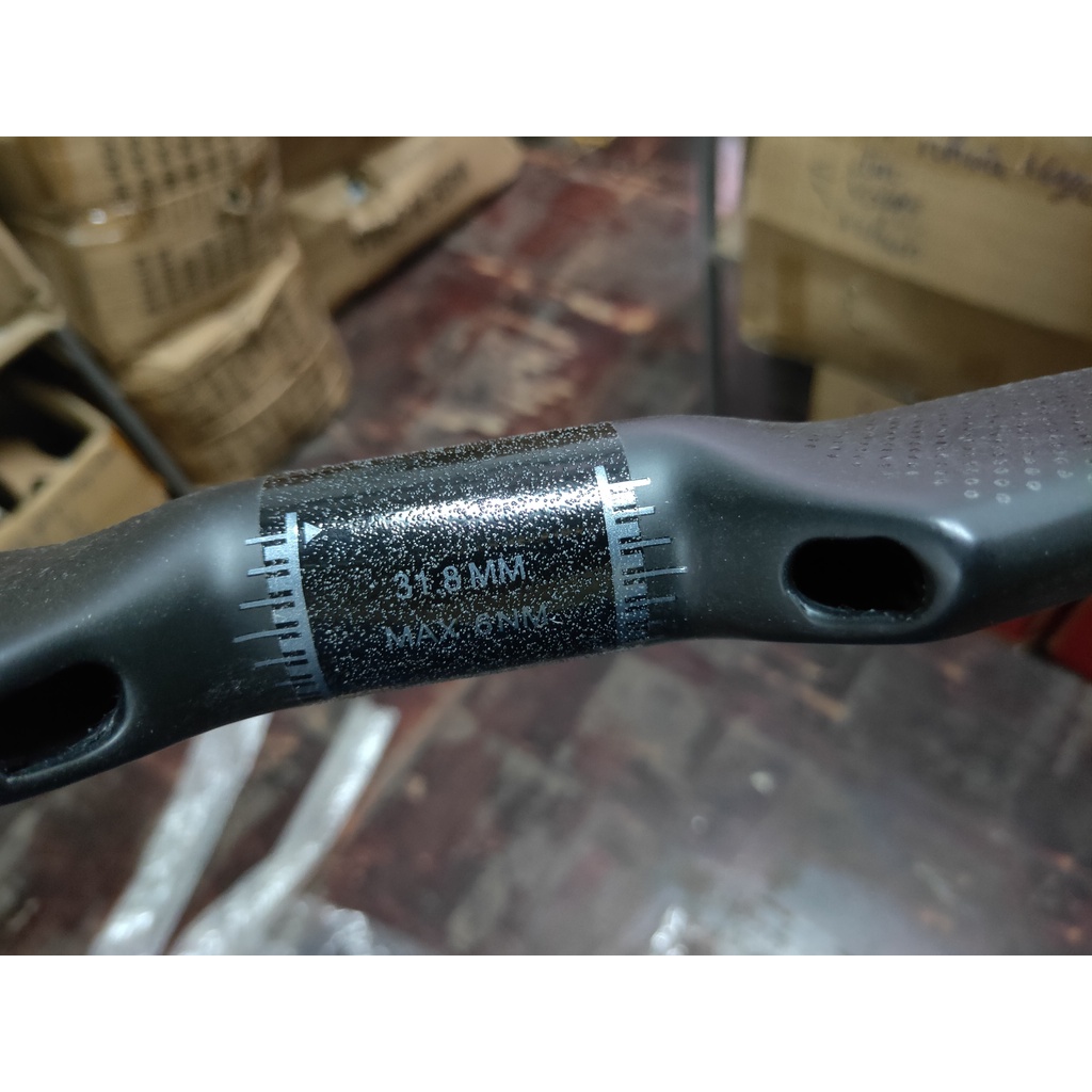 Ghi đông Carbon cho xe đạp Road MagicBros bản dẹt