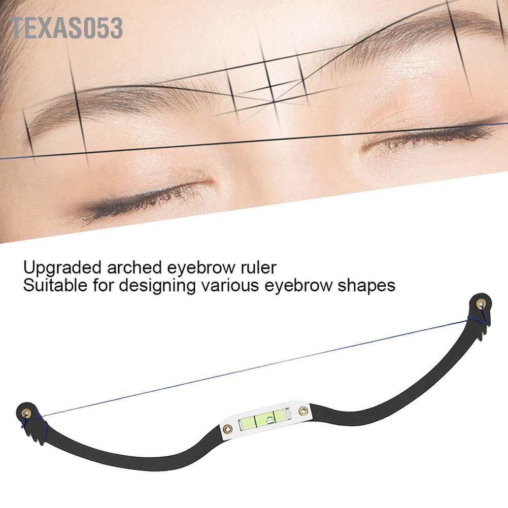 [Hàng mới về] Thước đo đánh dấu xăm kim lông mày hình cung dạng chất lỏng ngang 0.07ml