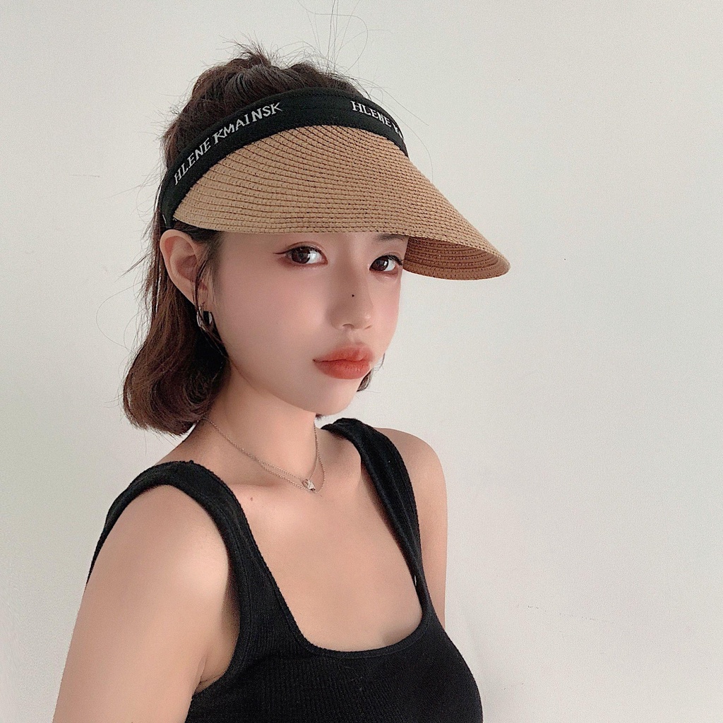 Mũ Bucket Đan Len Vành Rộng Hở Chóp Thời Trang VANES1