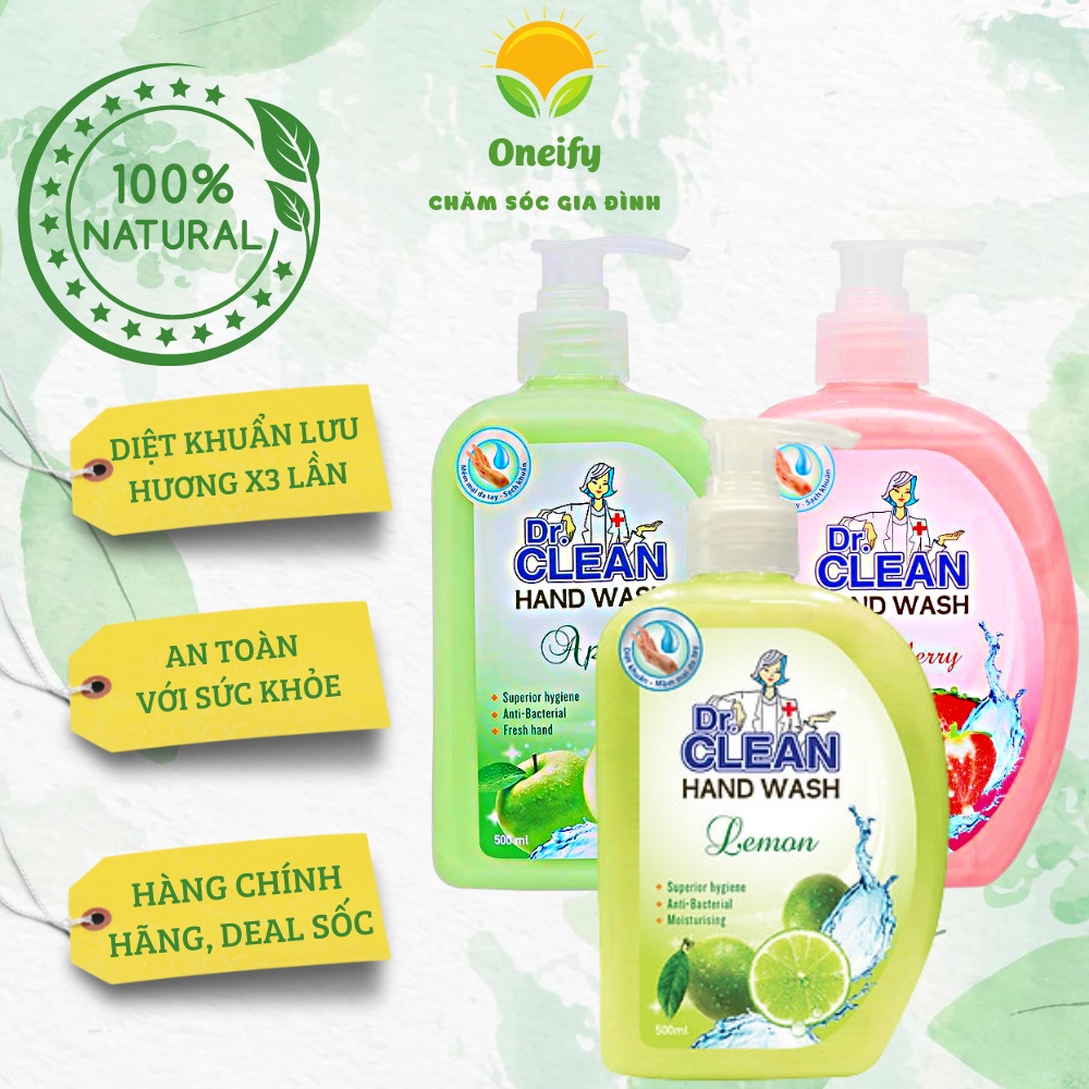 Sữa rửa tay Dr.Clean 500ml