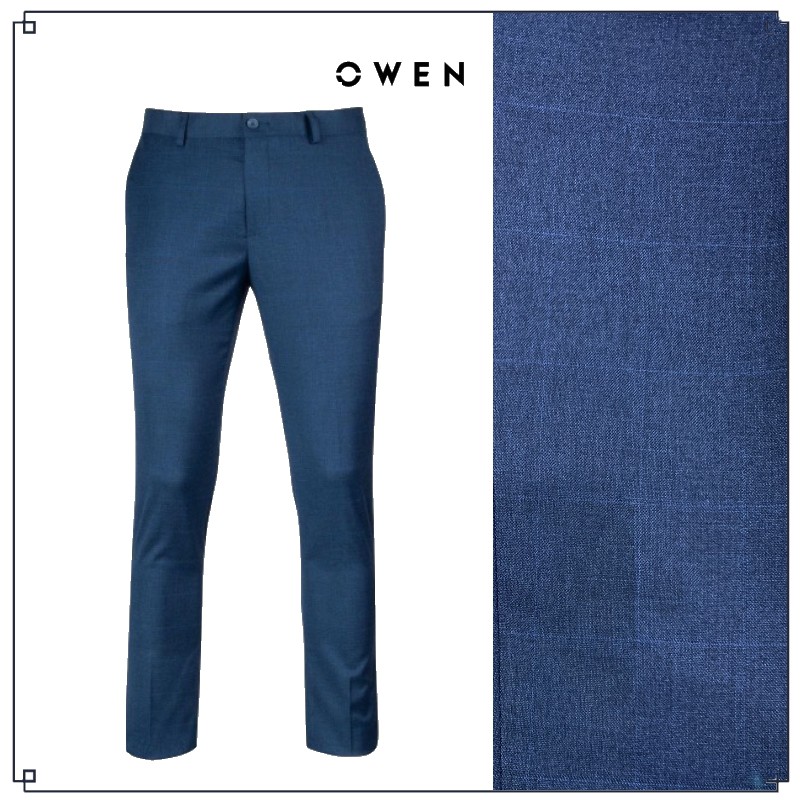 [5 màu]OWEN - Quần âu nam kẻ ca rô dáng TRENDY trẻ trung - quần tây Owen