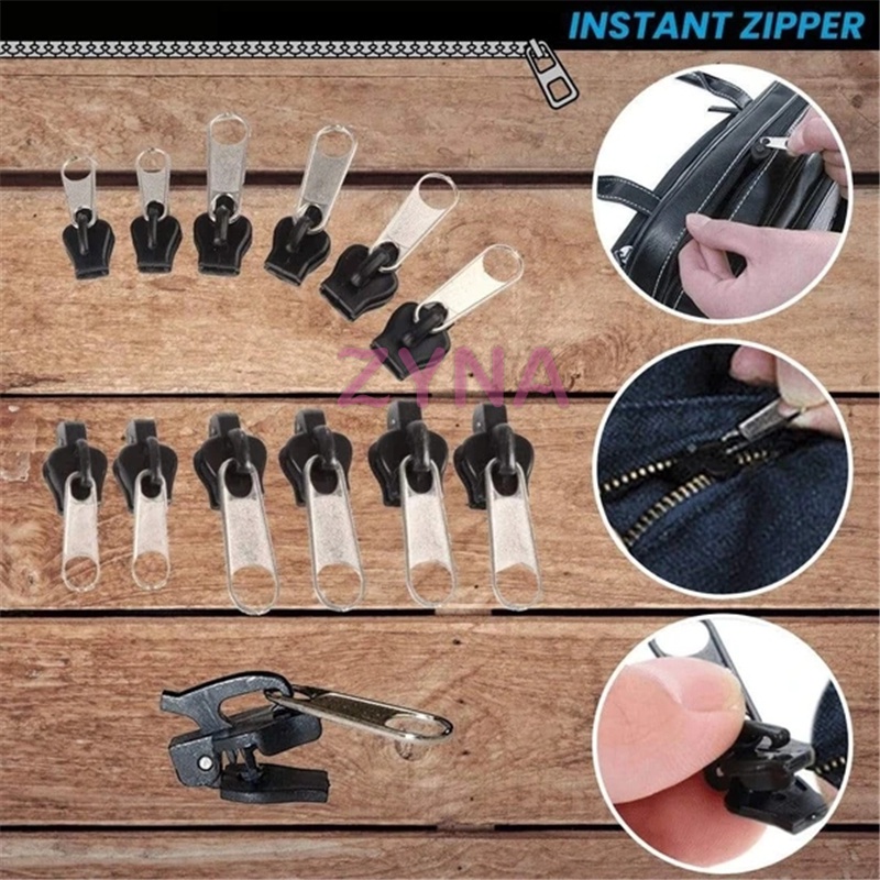 Set 6 Khóa Kéo Thay Thế Tức Thì Với 3 Kích Thước Khác Nhau Thay Thế Cho Ba Lô Có Khóa Kéo 6 Kích Cỡ