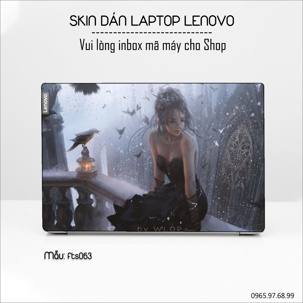 Skin dán Laptop Lenovo in hình Fantasy _nhiều mẫu 7 (inbox mã máy cho Shop)