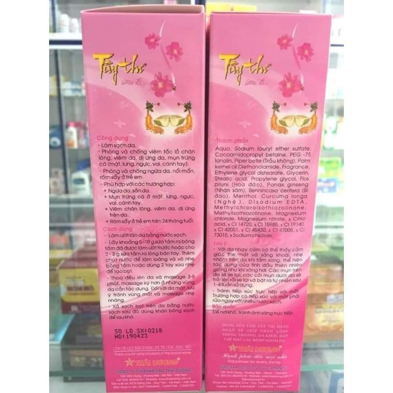 Sữa Tắm Tây Thi Chai 200ml