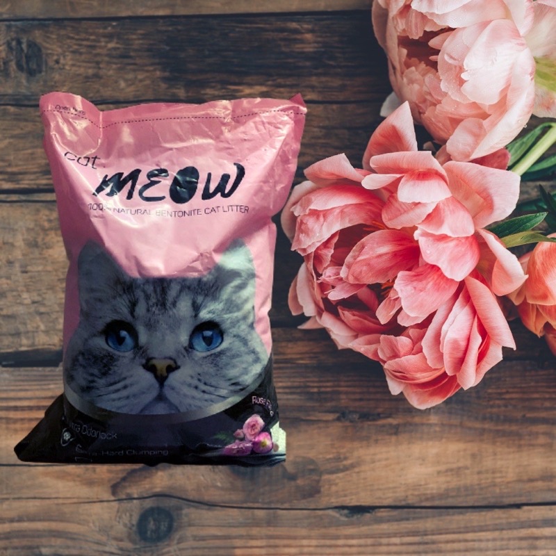[1 tải 6 túi] Cát vệ sinh cho mèo Meow Cat 8L