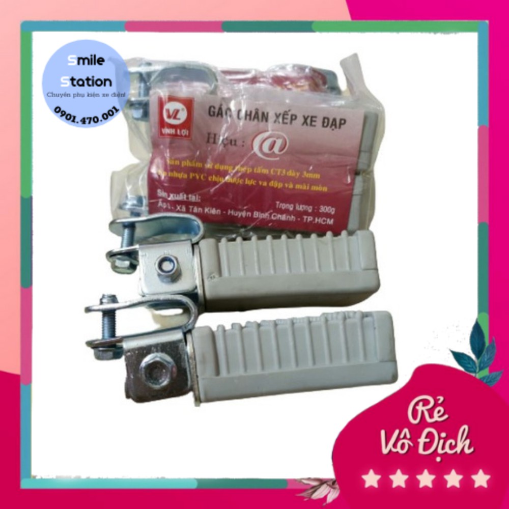 Gác chân xếp xe đạp mini