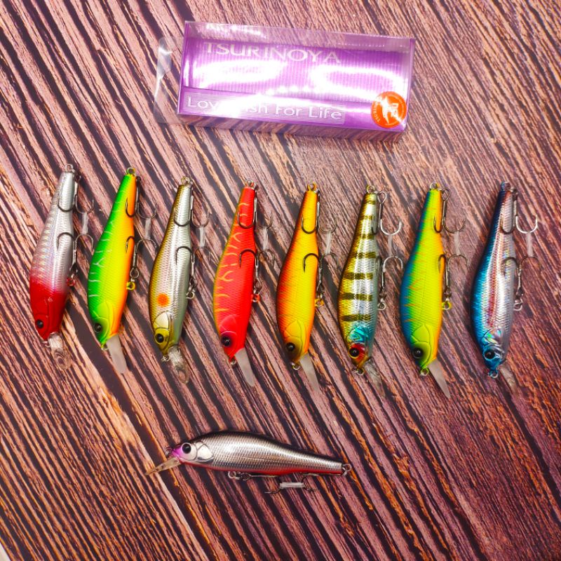 Mồi Câu Tsurinoya Dw102 10,3g 80mm Suspend