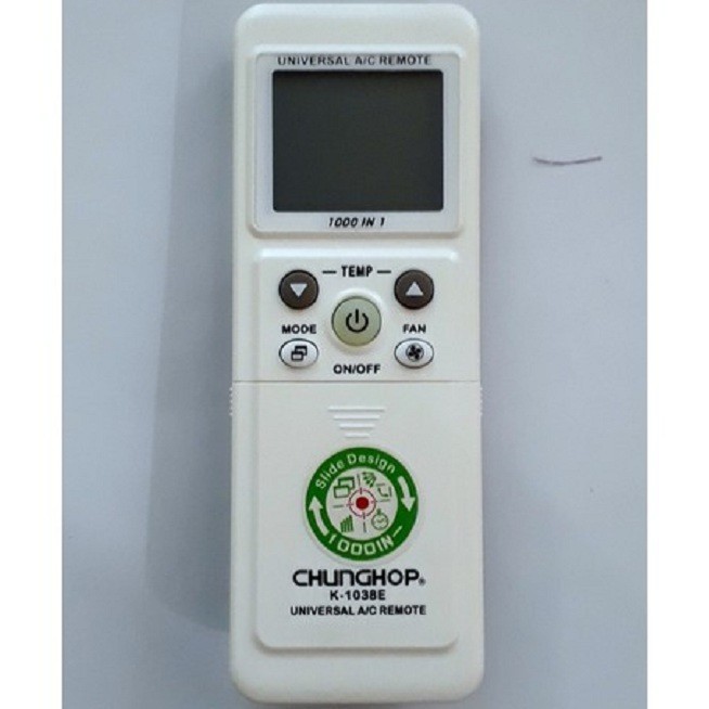 [Mã ELHA22 giảm 5% đơn 300K] Điều khiển máy lạnh Chunghop K-1038e - Bh đổi mới -tặng pin chính hãng