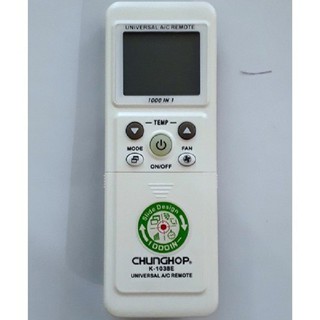 Mua Remote Điều khiển máy lạnh Chunghop K-1038e