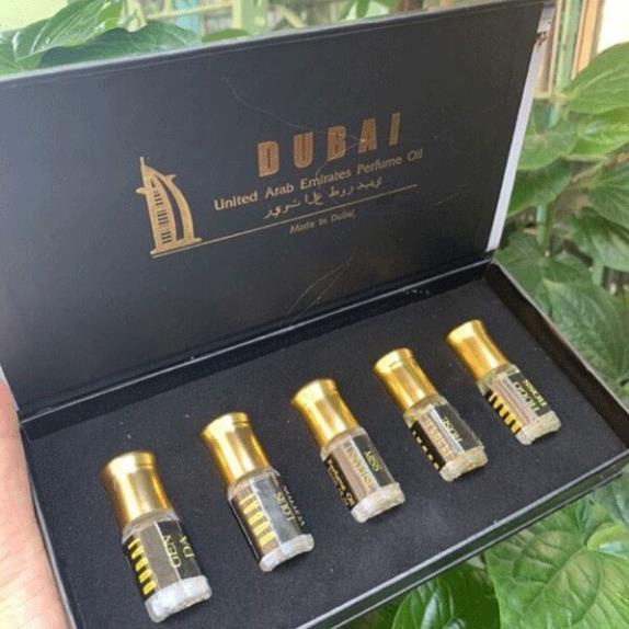Set tinh dầu nước hoa Dubai 5 chai dạng lăn | Thế Giới Skin Care
