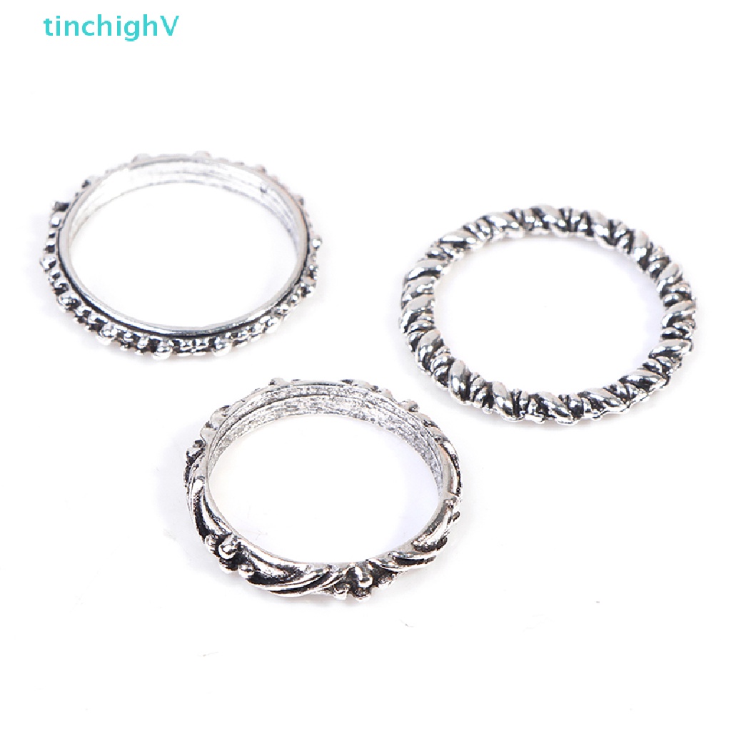 [TinchighV] Set 14 Nhẫn Hình Búp Bê Âm Dương / Lông Vũ / Voi / Lông Vũ Hỗn Hợp Cho Nữ [Mới]