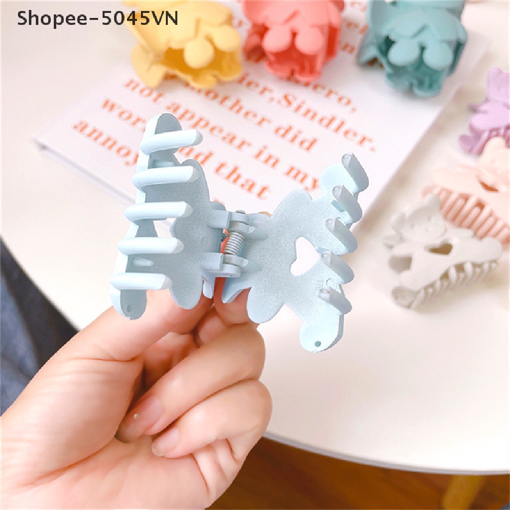 Kẹp Tóc Càng Cua / Rửa Mặt Hình Chú Gấu Kawaii Dễ Thương Cho Nữ