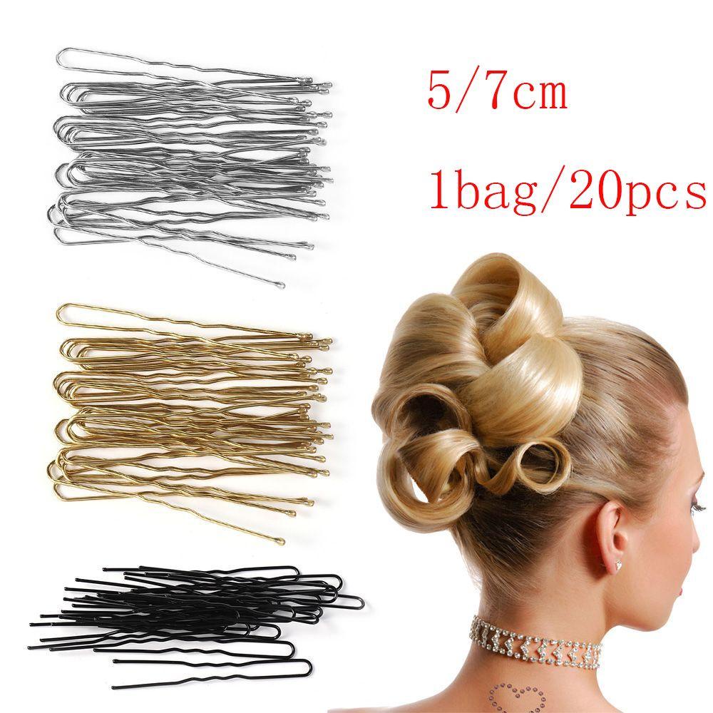 Bộ 20 Kẹp Tóc Gợn Sóng|Trâm Cài Tóc Cô Dâu Đính Đá Sang Trọng