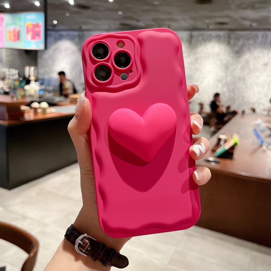Ốp Điện Thoại Họa Tiết Hoa Hồng / Trái Tim Màu Bạc Cho iPhone X XS XR XS max 13Proax 11 11 pro 11 pro max 12 12 12 pro 12 pro max