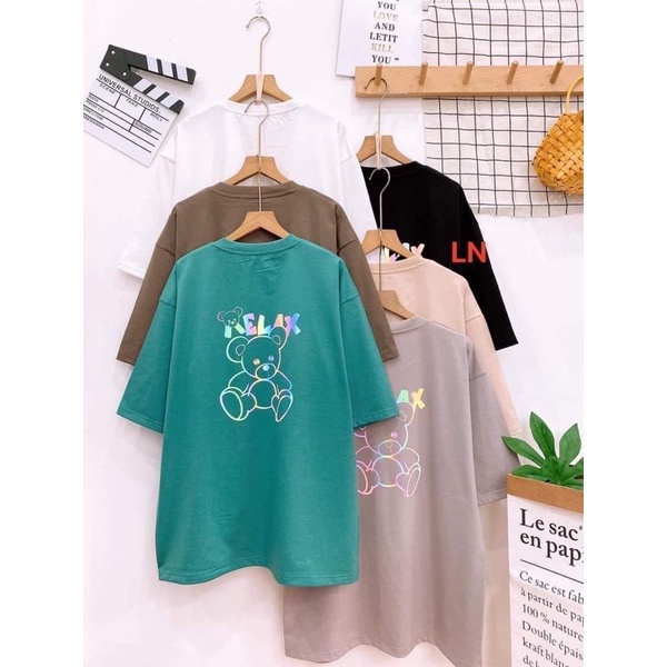 Áo phông gấu ELAX phản quang 7m TH6