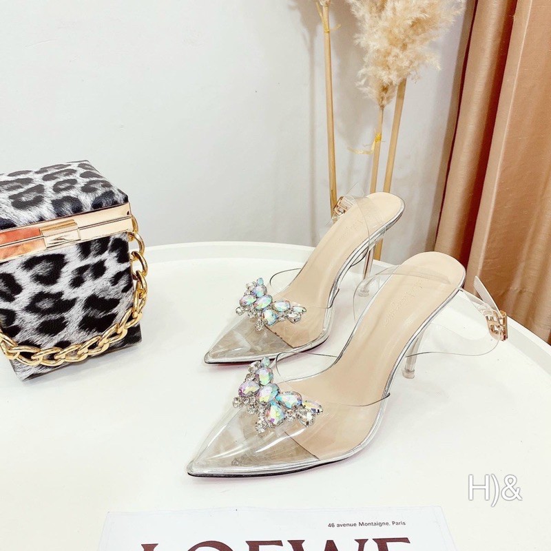 GÓT ĐŨA MICA MŨI NHỌN ĐÍNH ĐÁ 9p