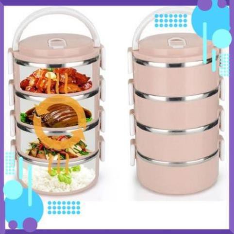 Cặp lồng cơm - Cà mên 4 tầng lúa mạch(4 TẦNG - LÚA MẠCH) | BigBuy360 - bigbuy360.vn