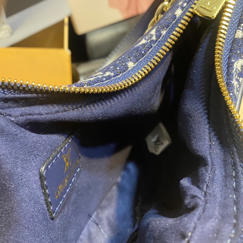 Túi Lv moon xanh denim