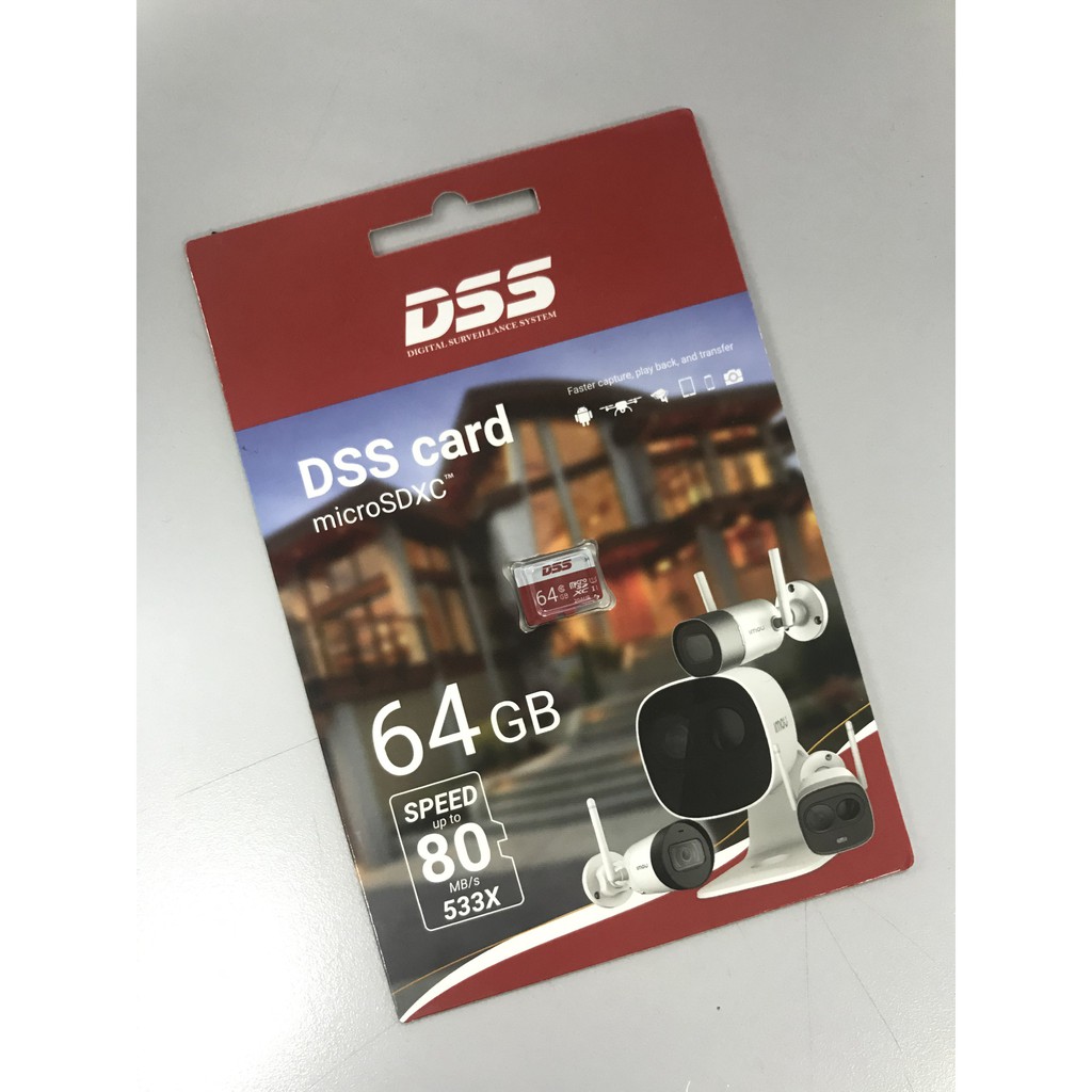 Thẻ nhớ DSS cho camera 32GB, 64GB  Speed 80MB/s - Micro SD Bảo hành 2 năm | BigBuy360 - bigbuy360.vn