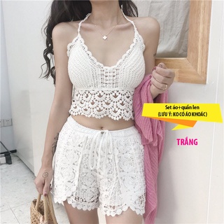 Bộ, Set 2 Món Bikini len móc đi biển Quảng Châu #LL141- hh1376