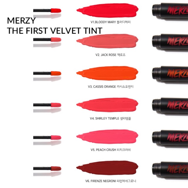 [Sẵn 12 màu] [Có tem chống giả] Son Kem Lì Merzy Another Me The First Velvet Tint | BigBuy360 - bigbuy360.vn