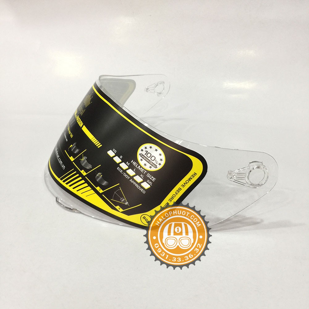 Kính thay Nón bảo hiểm Royal M179 M138B (Trong_Khói_Gương_7 Màu)