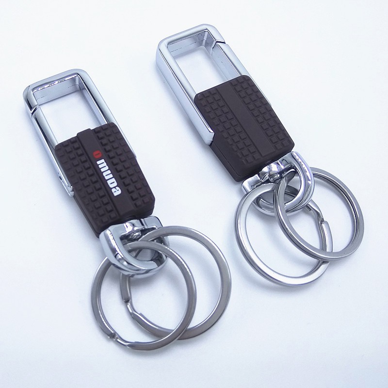 Móc khóa OMUDA 3714 móc khóa ô tô xe máy cho nam gài thắt lưng cao cấp mã OMD3714